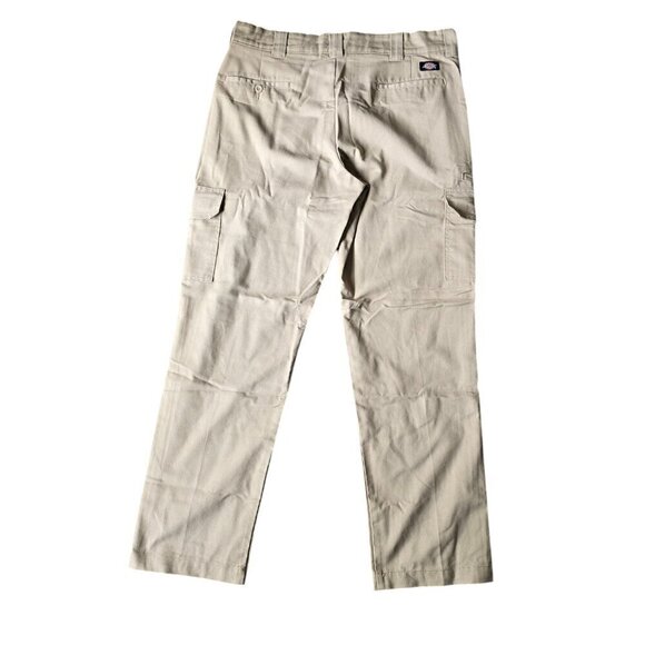 Dickies Cargo women’s Pants Size 36 Beige Slim Straight trouser - Picture 2 of 8
